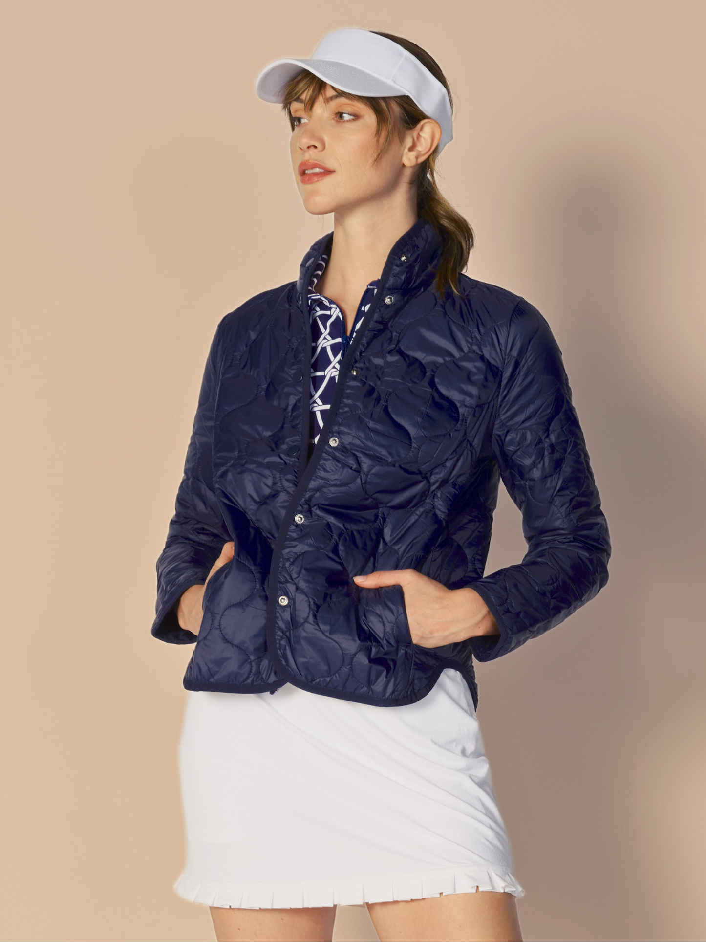 Padded Jacket In True Navy